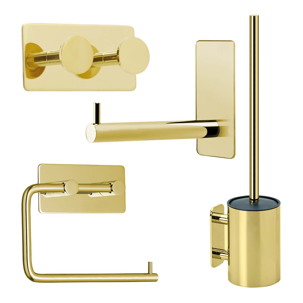 brushed brass bathroom accessories uk