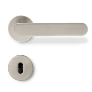 Door Handle Vibe Plain - Stainless Steel Look