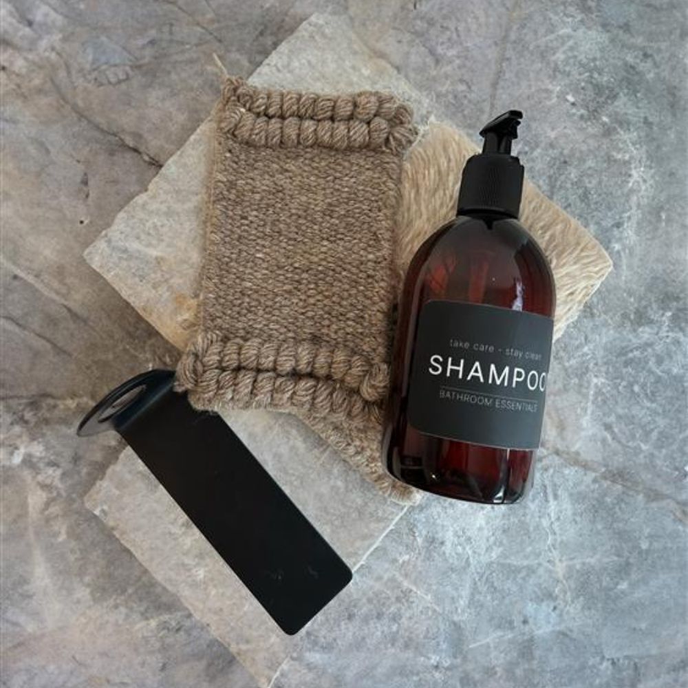 Adhesive Label - Hand Lotion - Matte Black