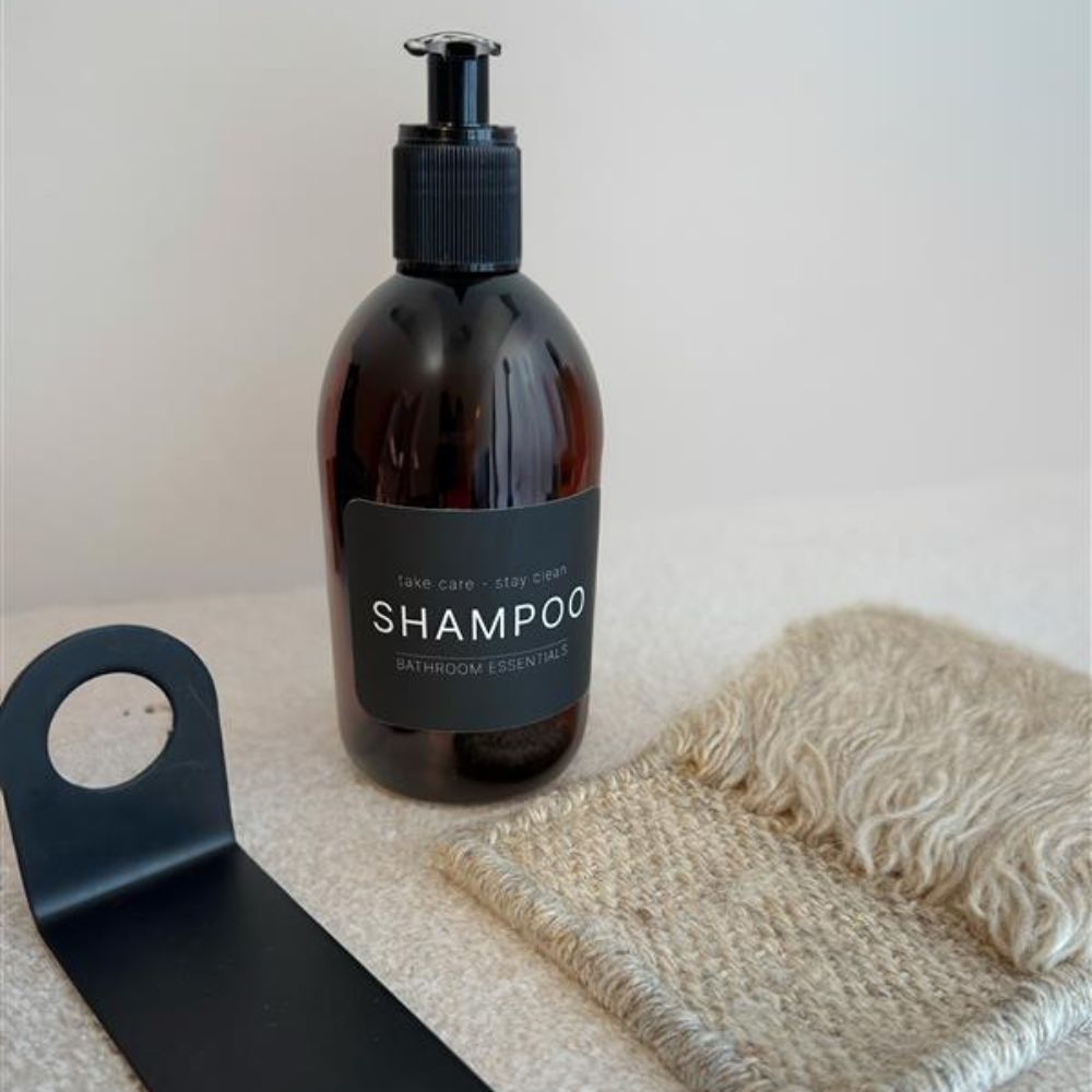 Adhesive Label - Hand Lotion - Matte Black