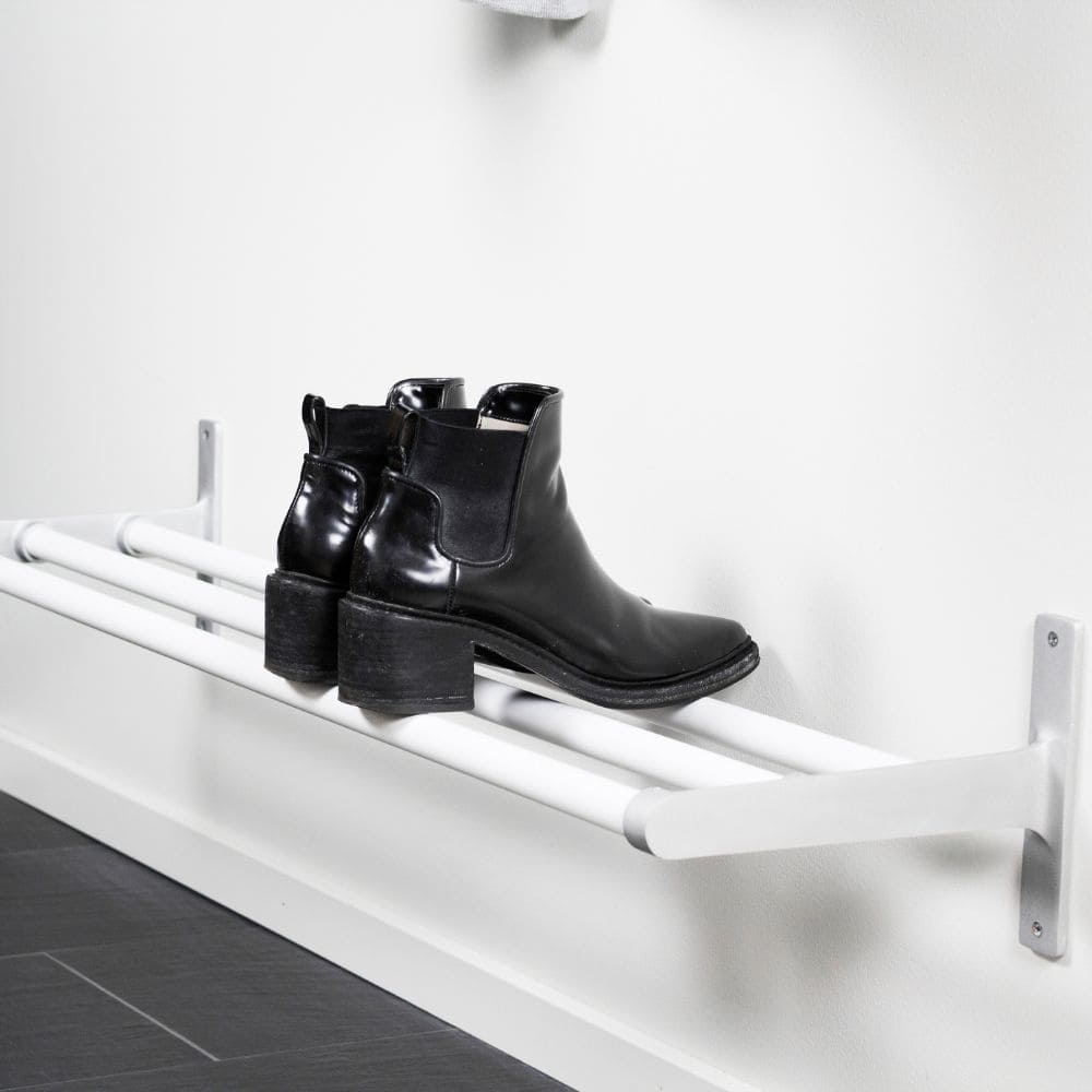 Hat Rack Elegant - White/Aluminium