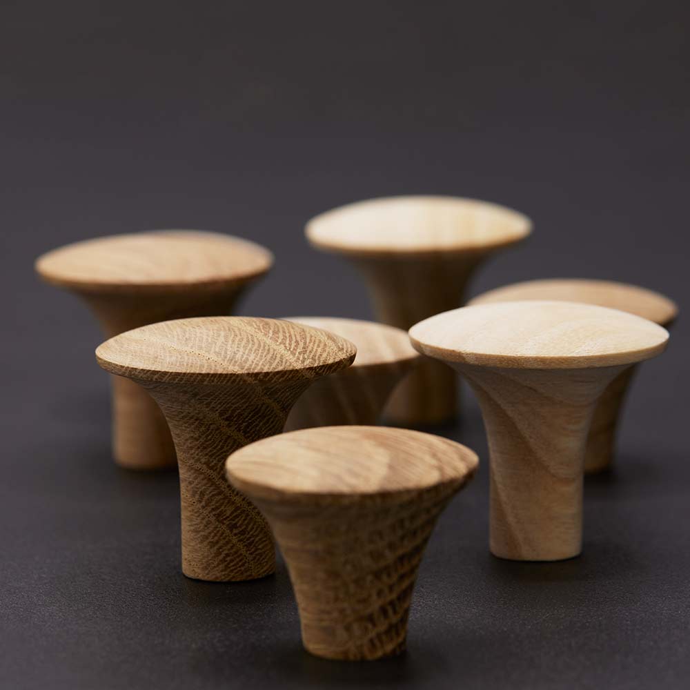 Cabinet Knob Olle - Untreated Ash