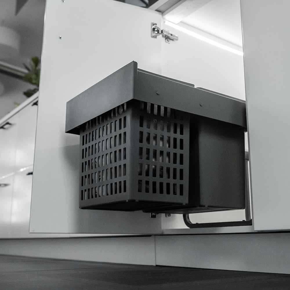 Kitchen Recycling Bin - Select Base Eco - Dark Grey