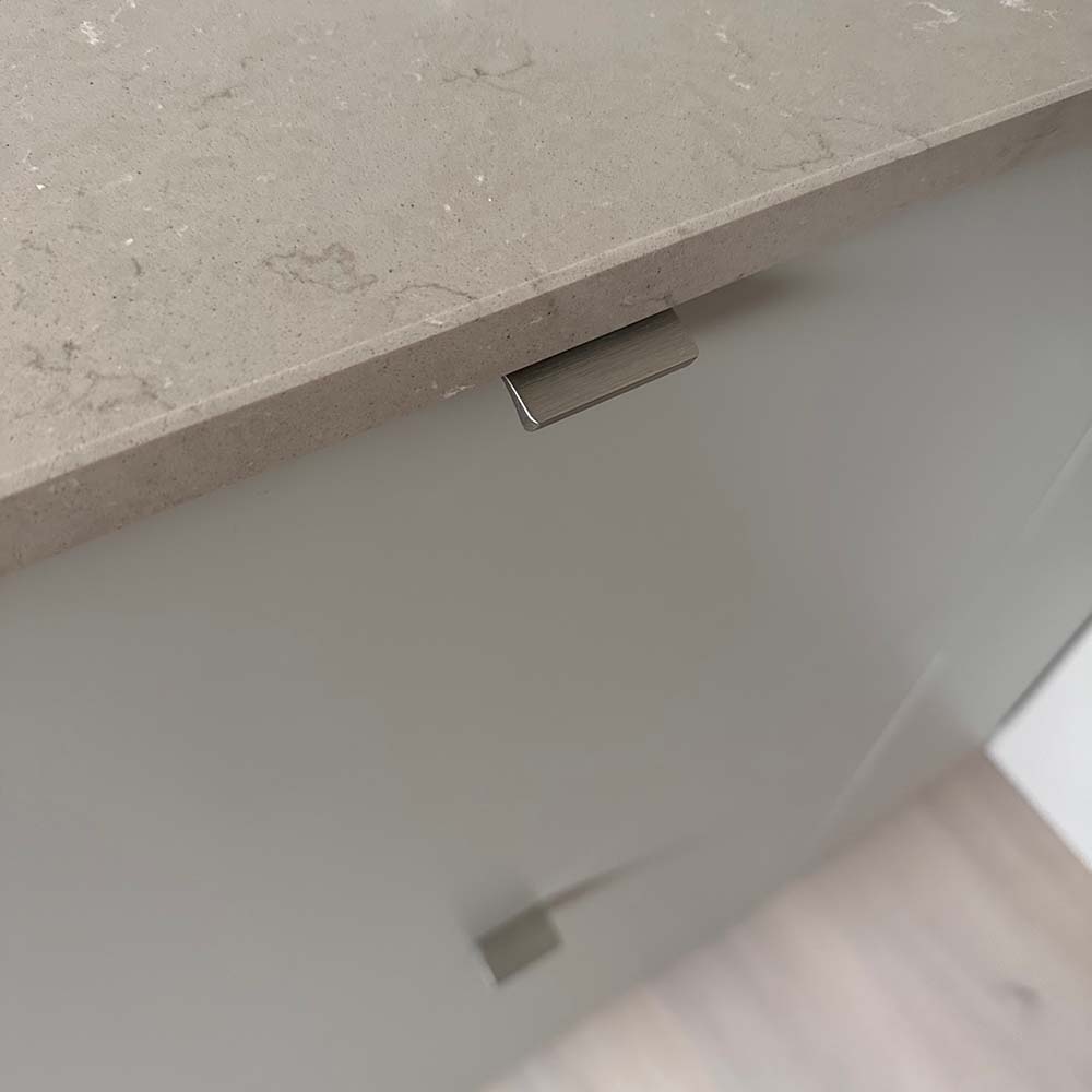 Profile Handle Edge Straight - Stainless Steel Finish