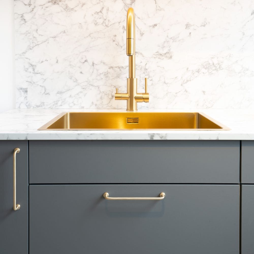 Handle Viva - Brushed Untreated Brass