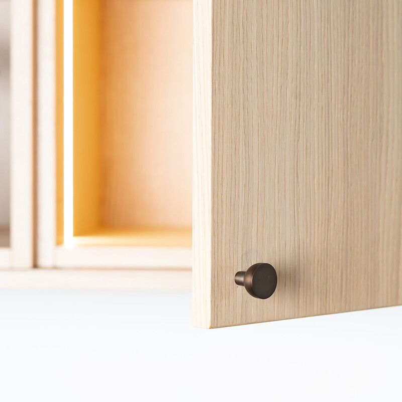 Cabinet Knob Copenhagen - 25mm - Burnished Brass