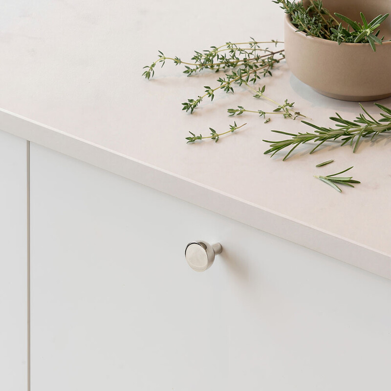 Cabinet Knob Copenhagen - 25mm - Nickel Plated