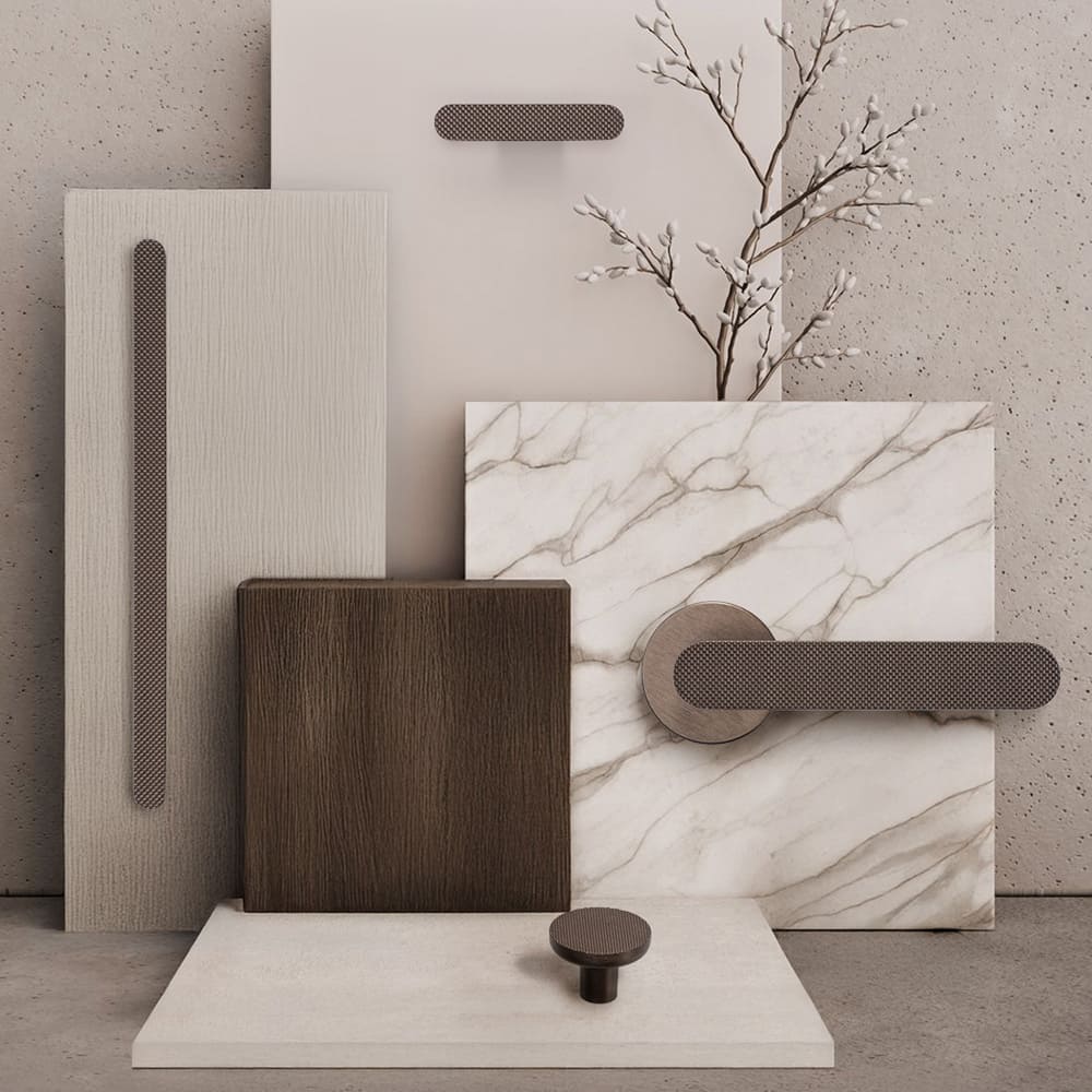 Cabinet Knob T Vibe Grip - Dark Bronze