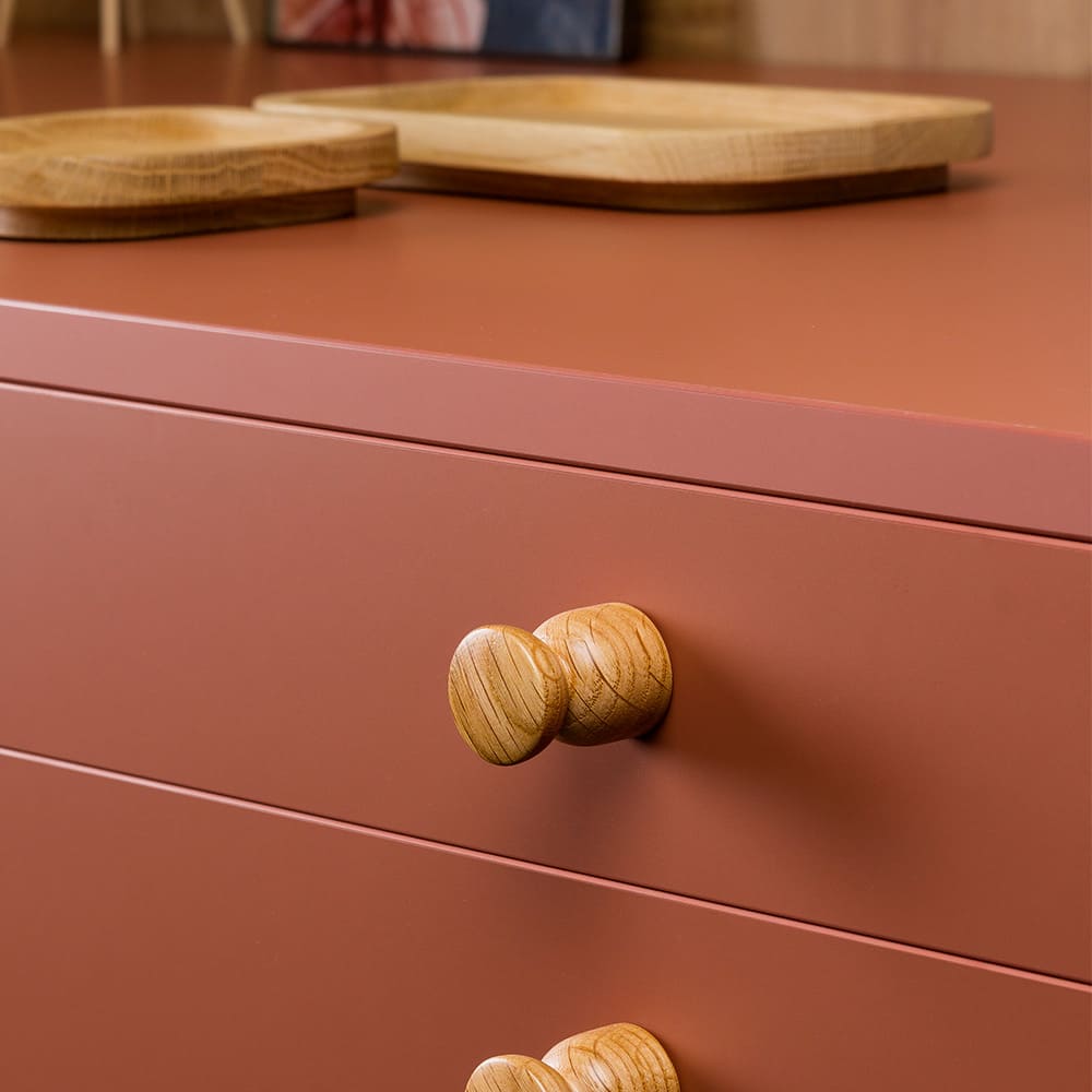 Cabinet Knob Piece - Oak