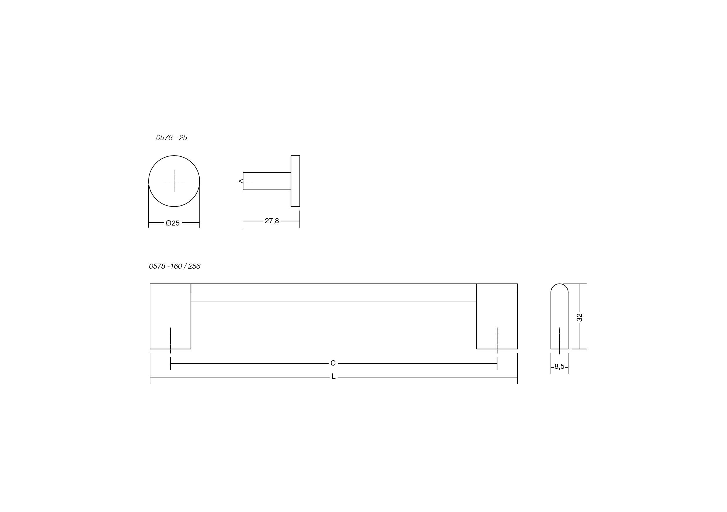 Handle Nexx - Stainless Steel Look
