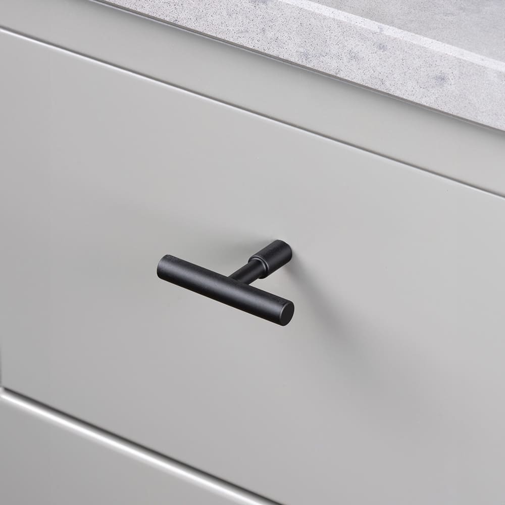 Cabinet Knob T Spira - Matte Black