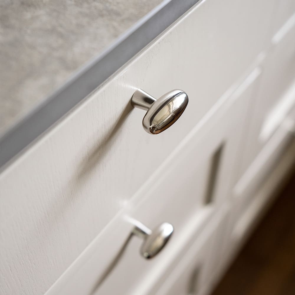 Cabinet Knob T Oliver - Nickel Plated