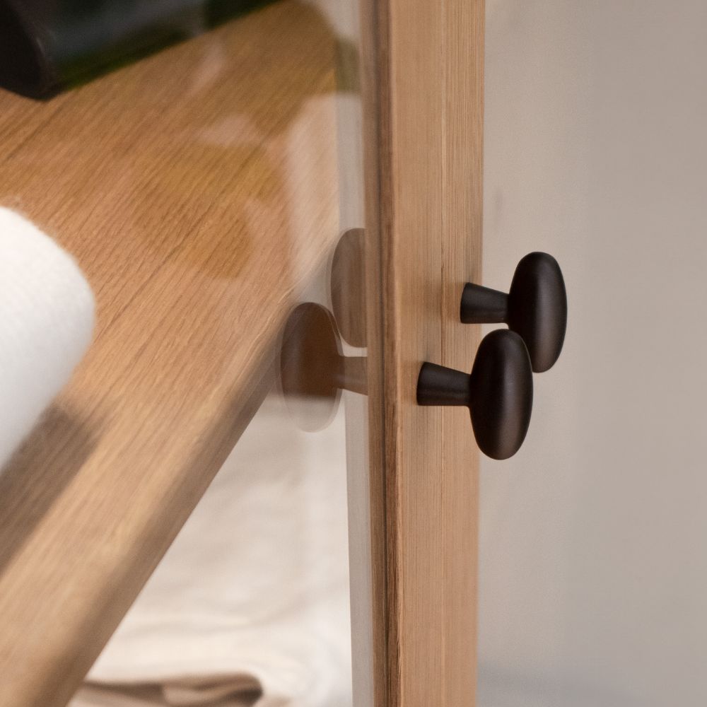 Cabinet Knob T Oliver - Burnished Brass