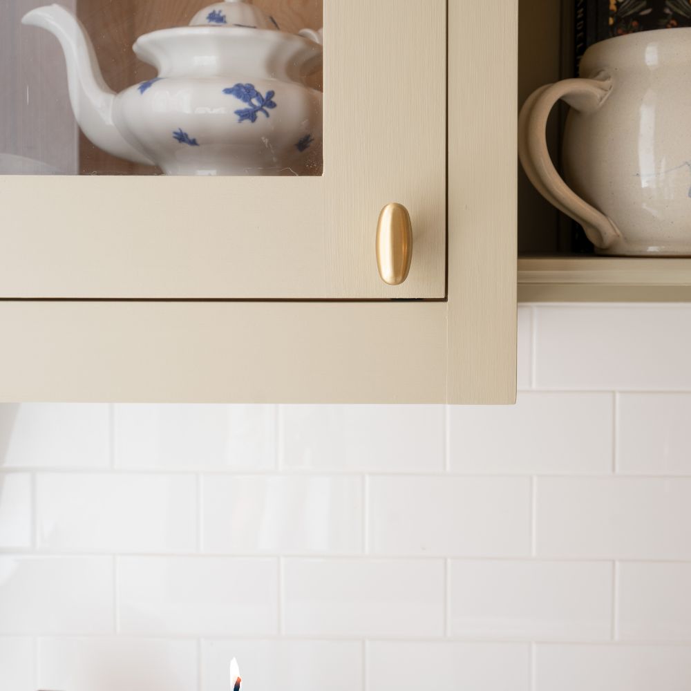 Cabinet Knob T Oliver - Brushed Brass