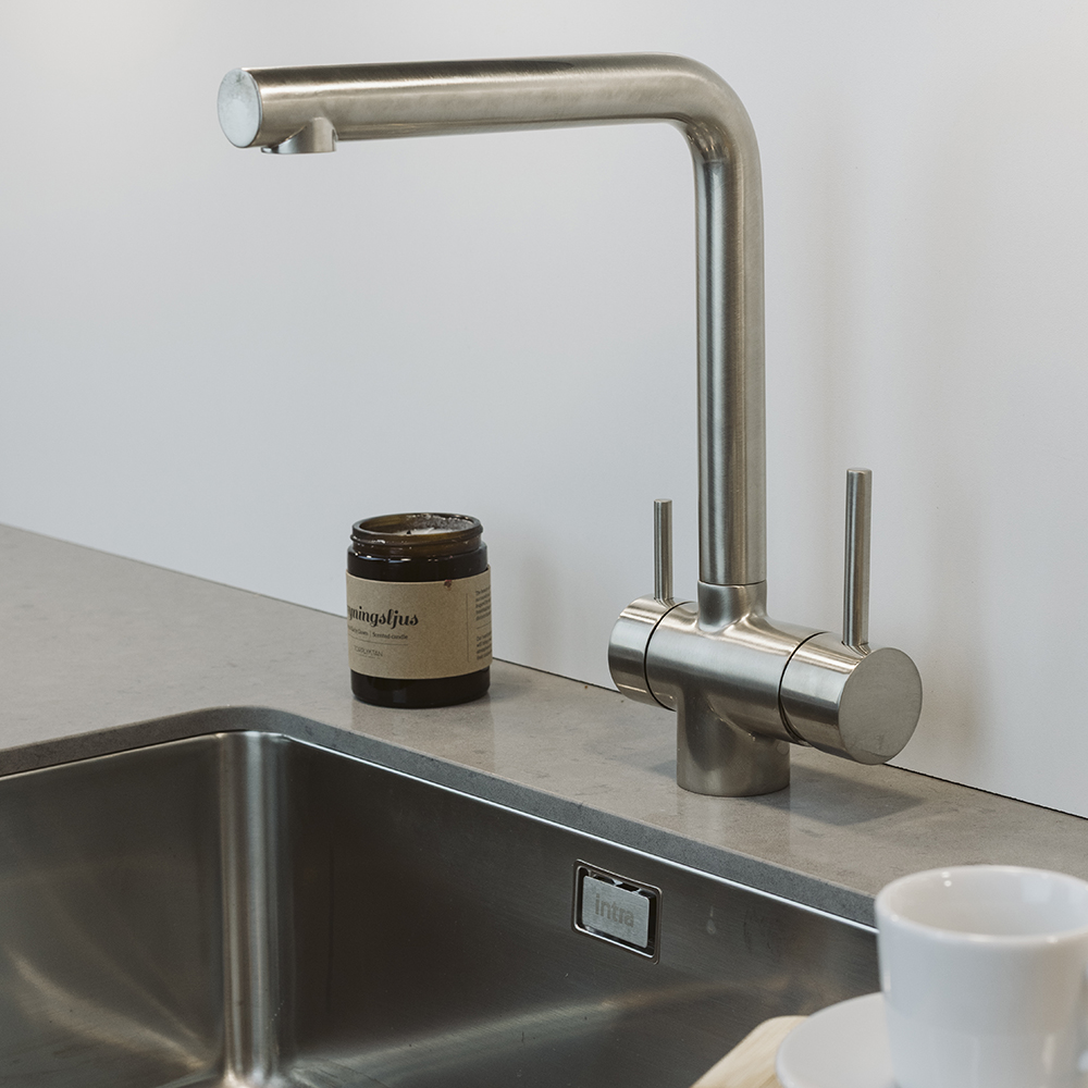 Kitchen Mixer Tap Rom - Stainless Steel