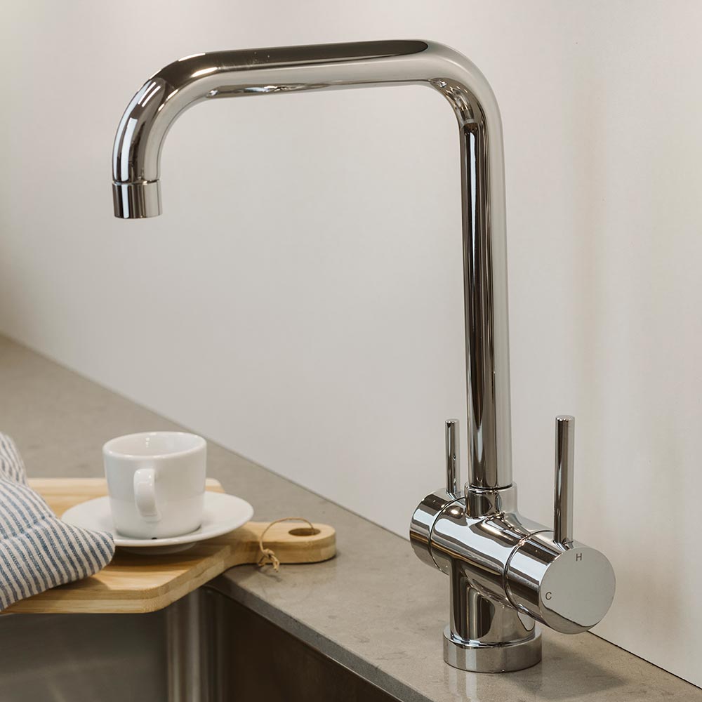 Kitchen Mixer Tap Rom - Chrome