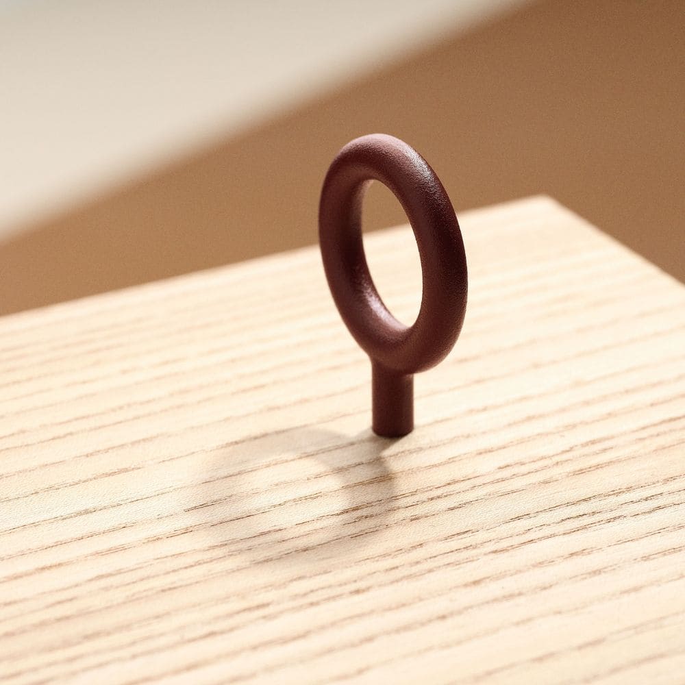 Toniton Key Knob - Reddish Brown