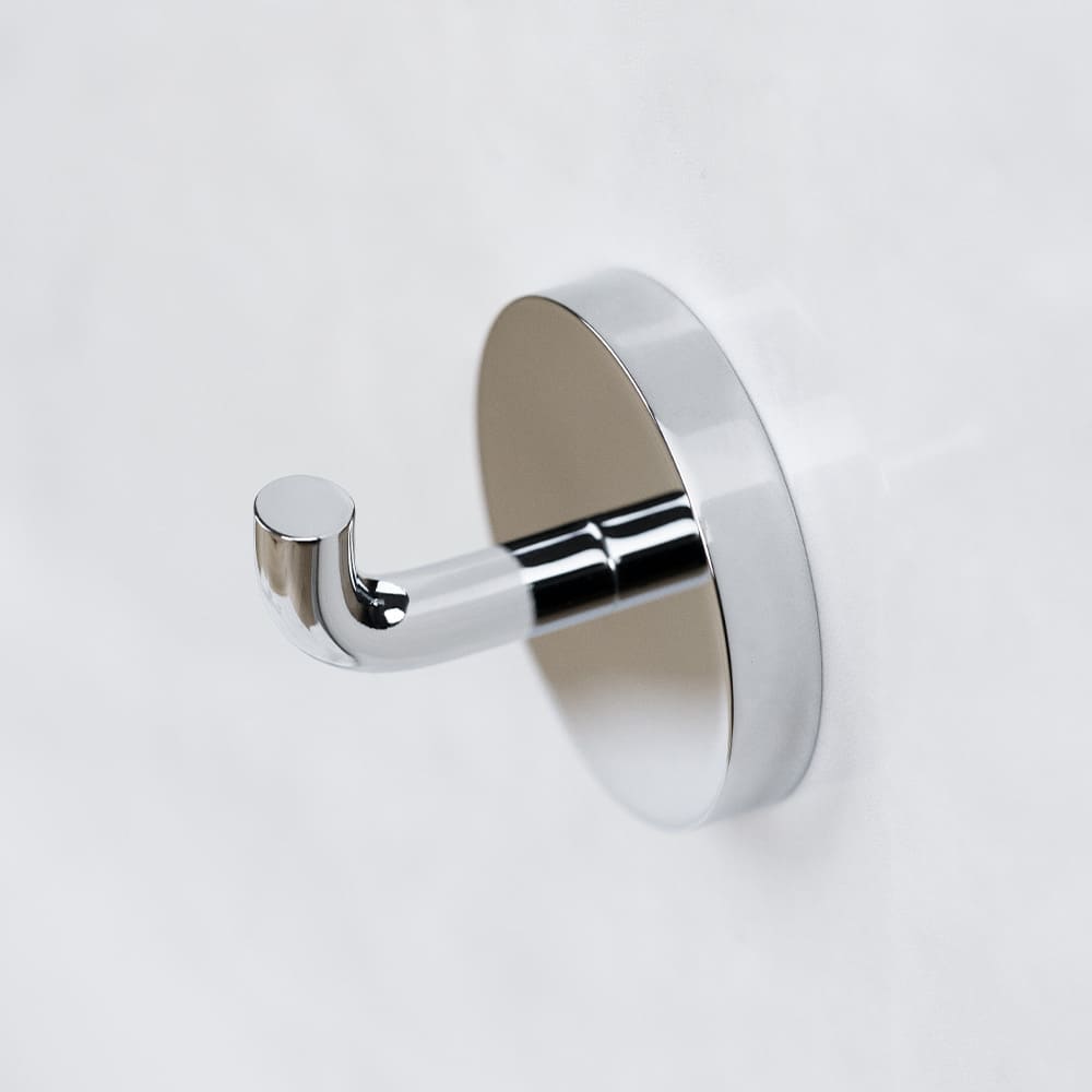 Single Hook Calm - Polished Chrome