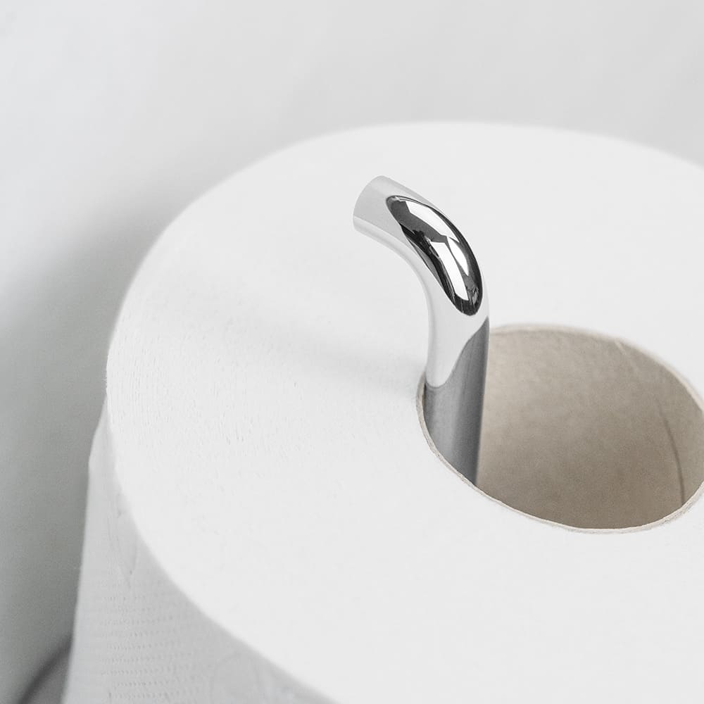 Spare Paper Holder Calm - Polished Chrome