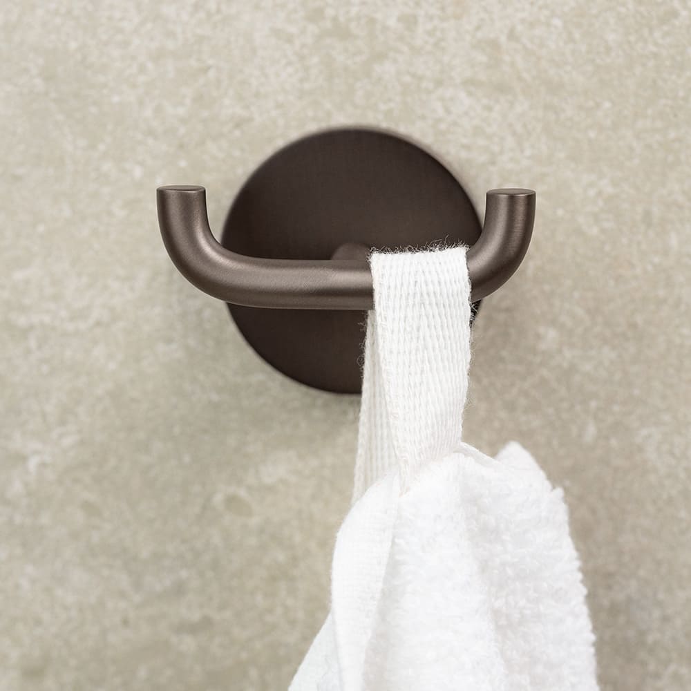 Double Hook Calm - Burnished Brass