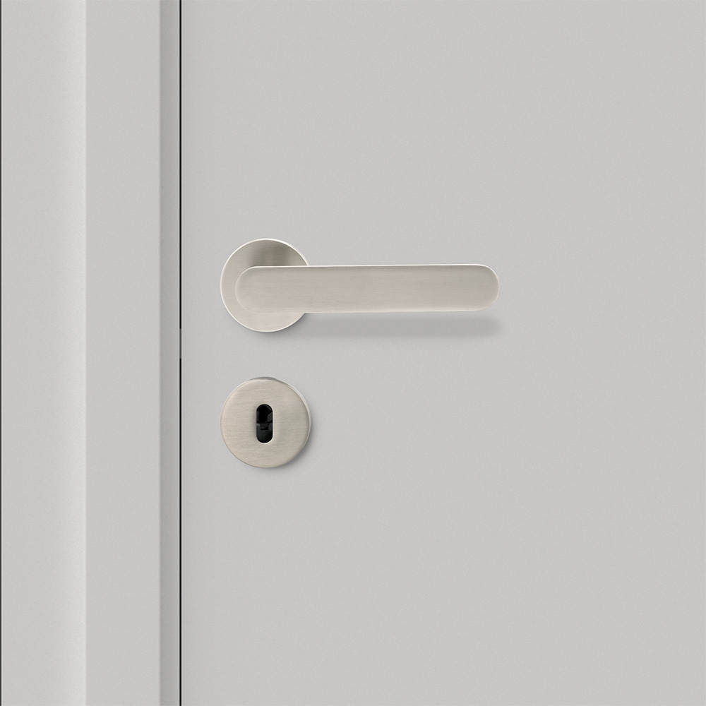 Door Handle Vibe Plain - Stainless Steel Look