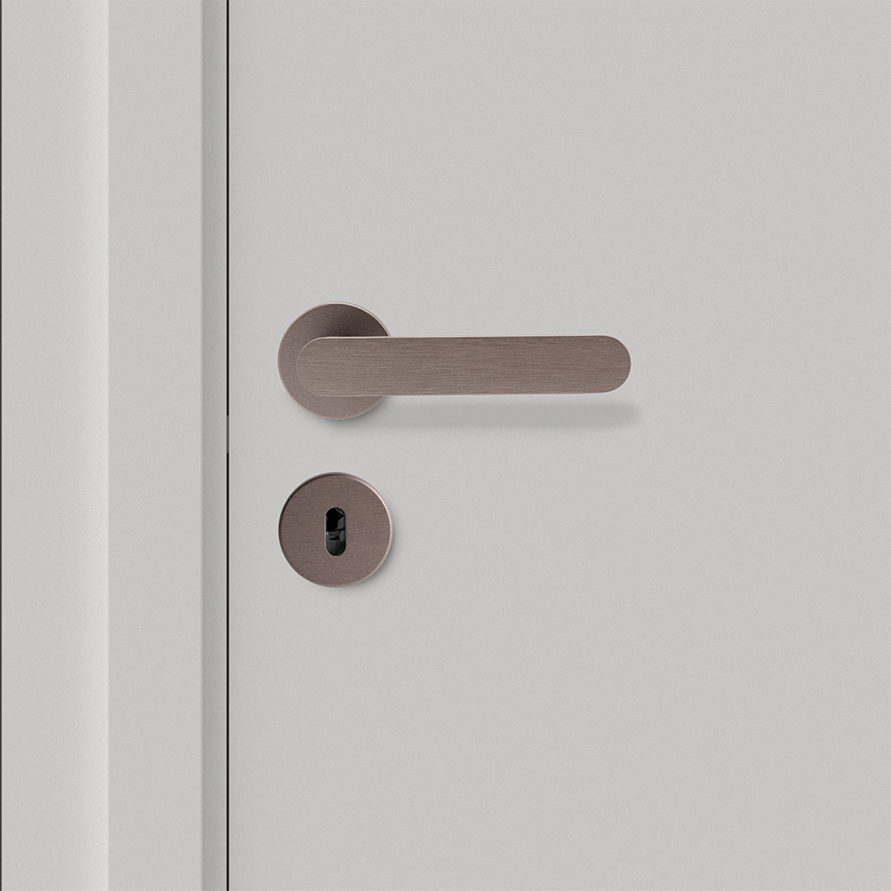 Door Handle Vibe Plain - Dark Bronze
