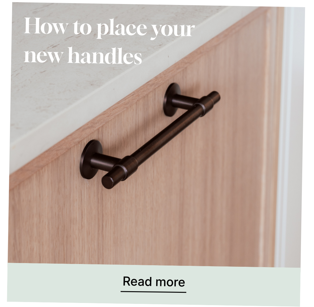 How to placer your new handles