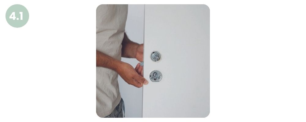 Install door handles